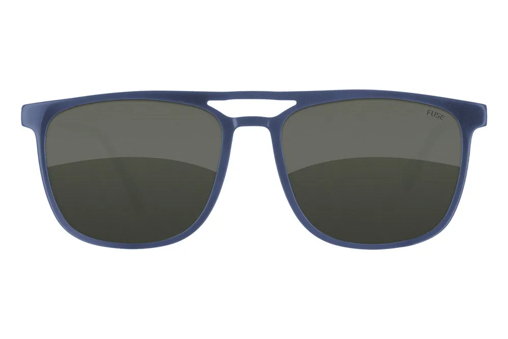 Fuse Long Point Sunglasses | Gloss Blue