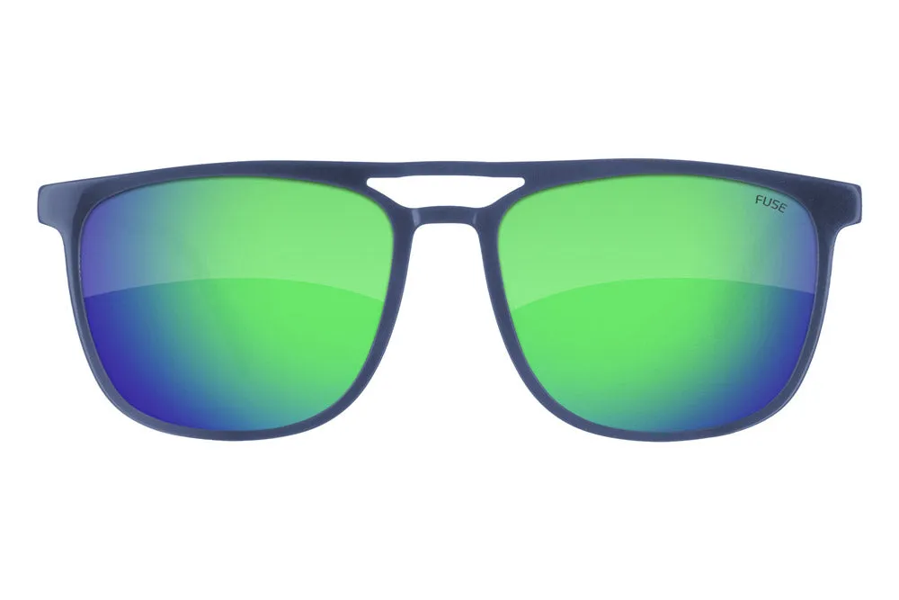 Fuse Long Point Sunglasses | Gloss Blue