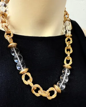 Gilded Infinity Necklace