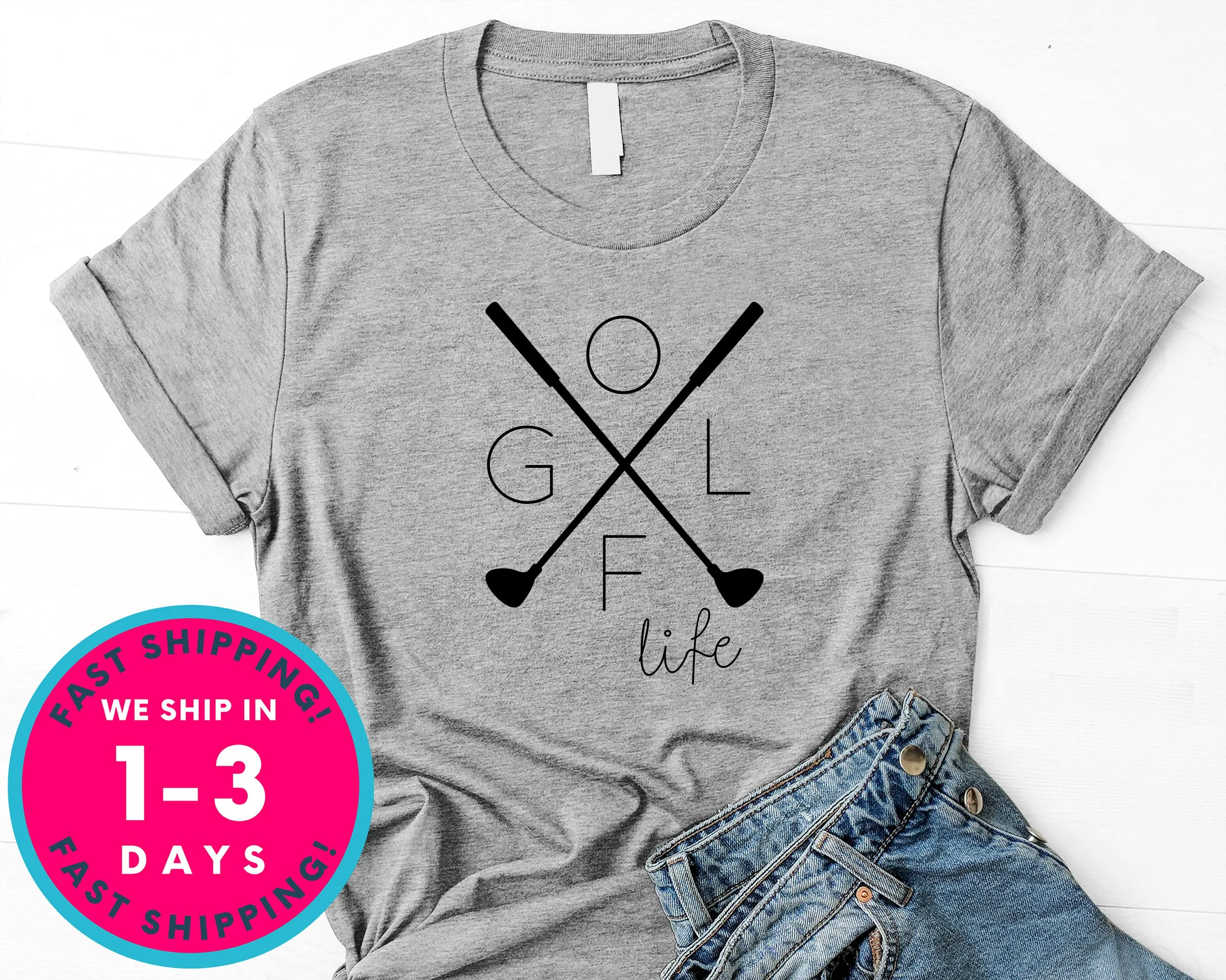 Golf  Life Lifestyle T-Shirt - Sports Shirt
