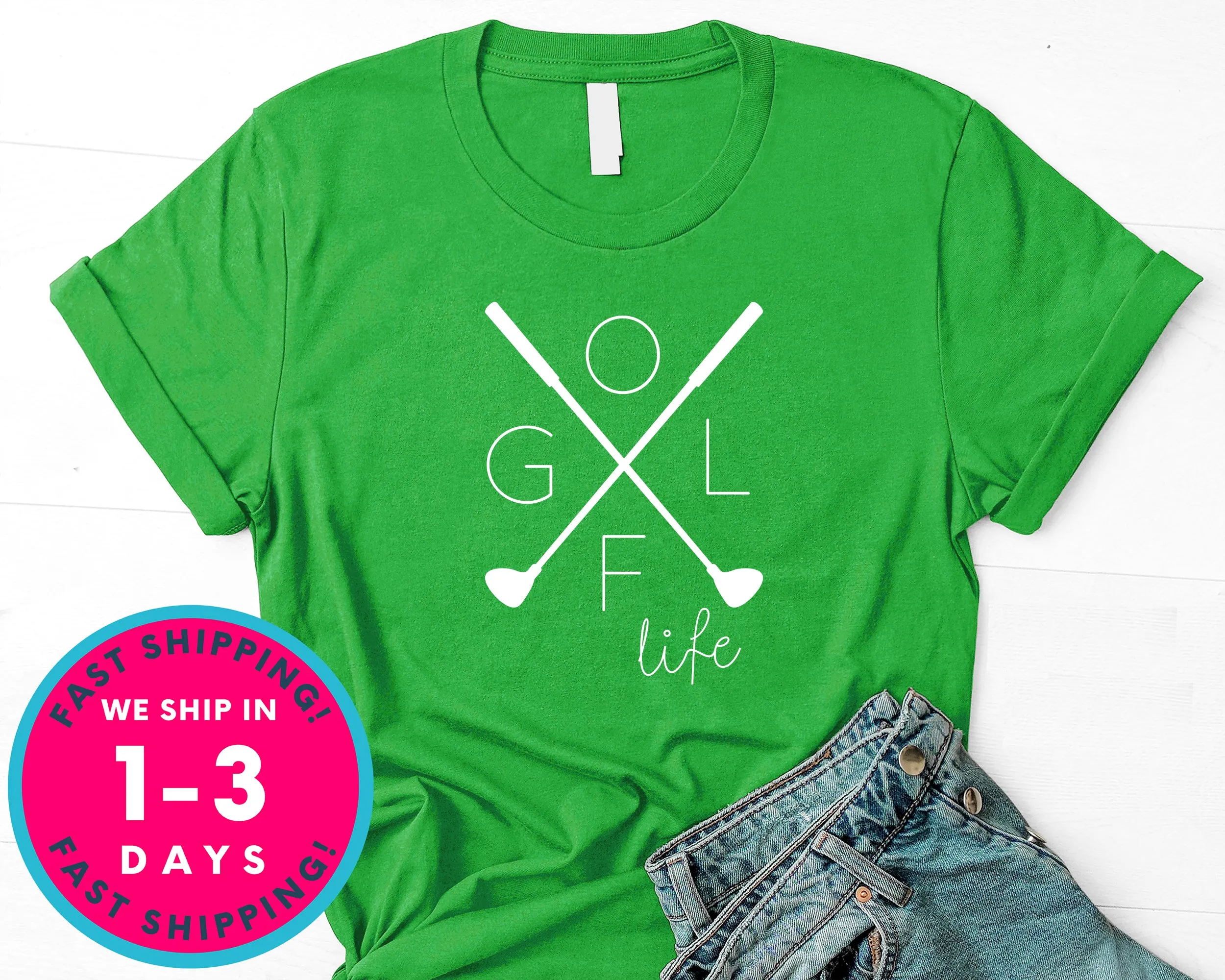 Golf  Life Lifestyle T-Shirt - Sports Shirt