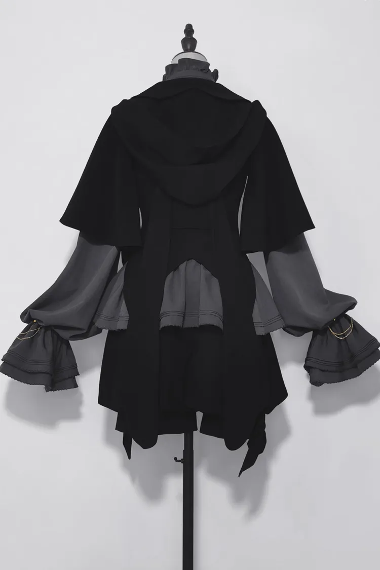 Gray Retro Cute Cool Ouji Fashion Lolita Blouse