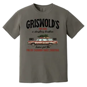 Griswold Christmas Tree Farm Comfort Colors T-Shirt – Vintage Holiday Style!