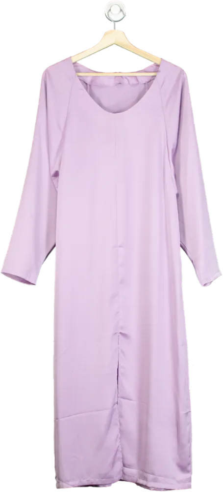 H&M Lilac Long Sleeve Dress UK S