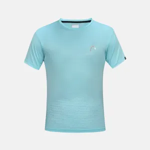 Head Unisex Round Neck Badminton T-shirt -Aqua