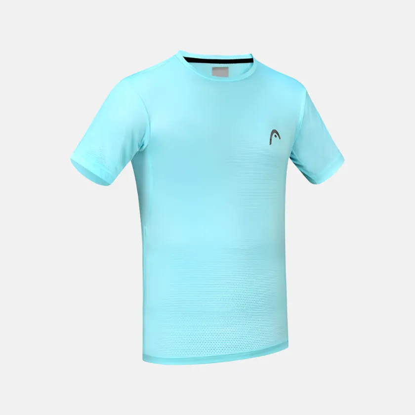 Head Unisex Round Neck Badminton T-shirt -Aqua