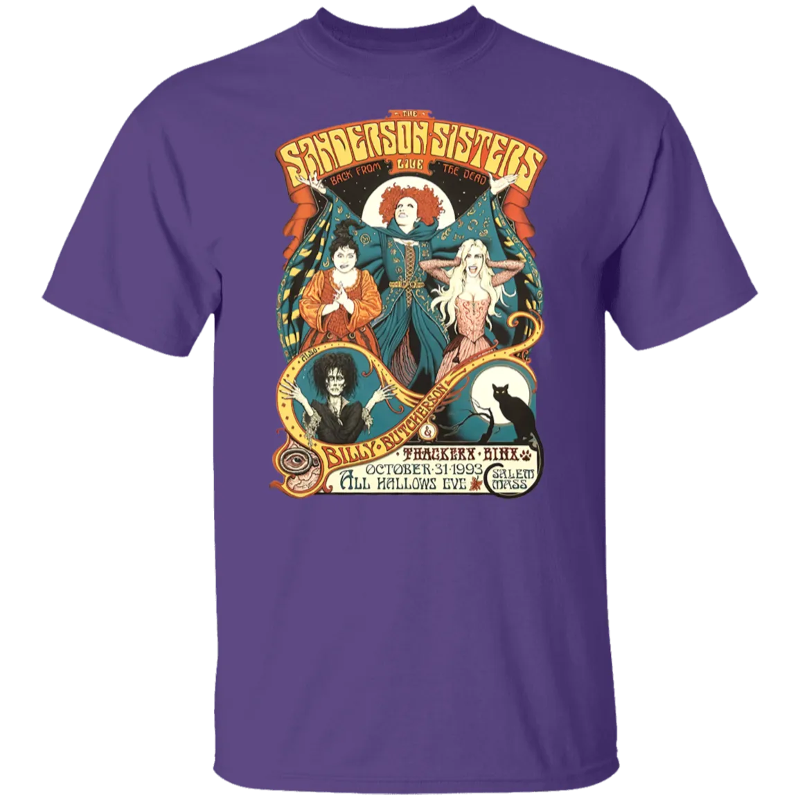 Hocus Pocus Bad Witches Gildan T-Shirt – Witchy Retro Vibes for Halloween