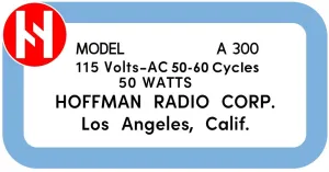 HOFFMAN-A300