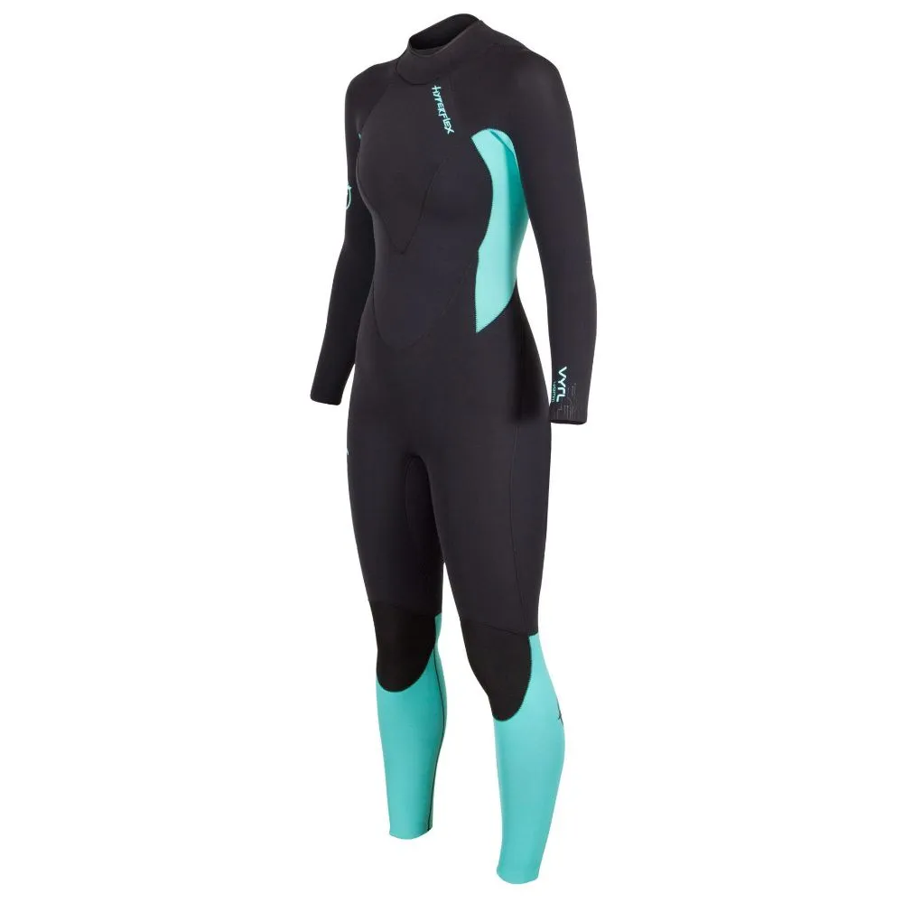HYPERFLEX WMS VYRL 3/2 BACK ZIP BLUE