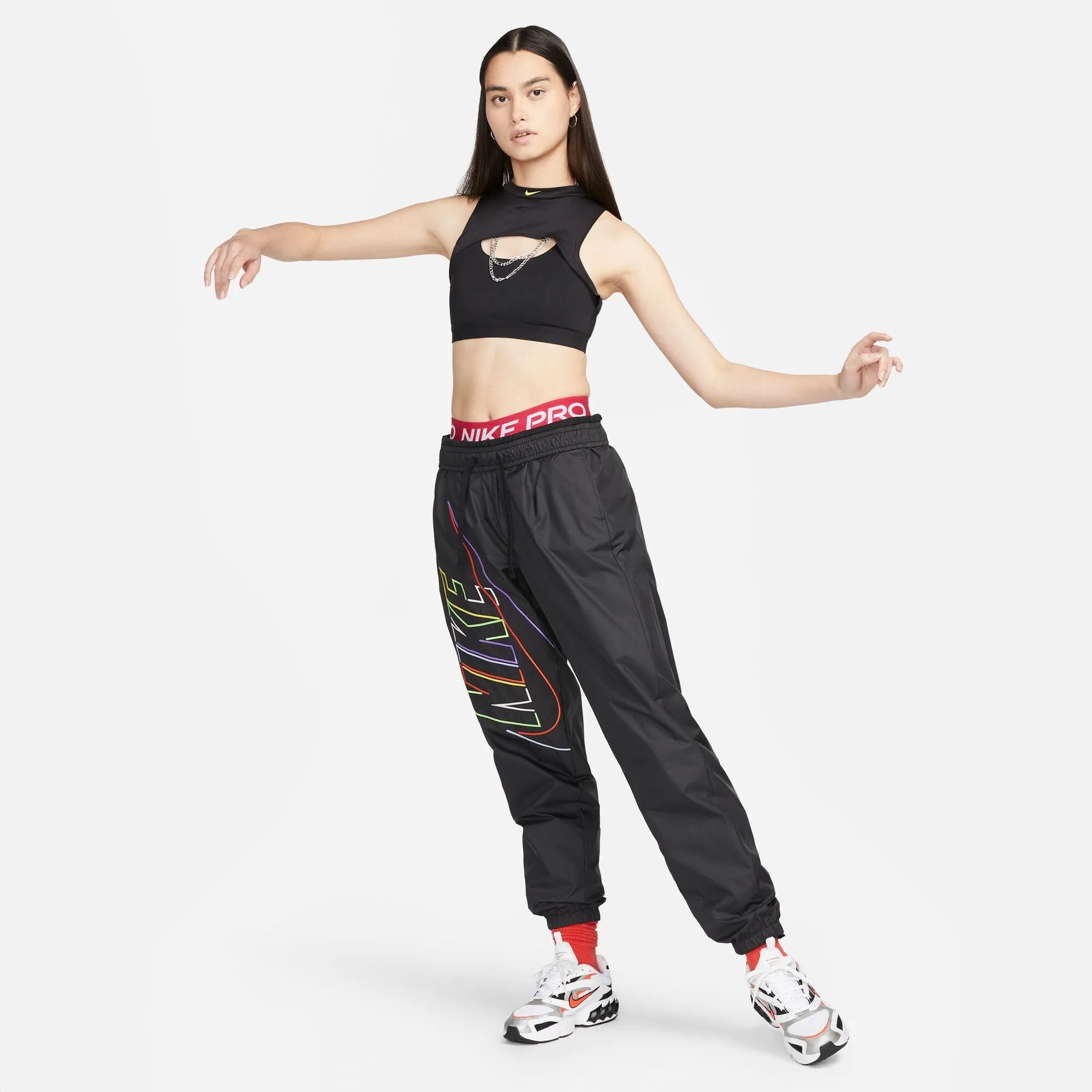 Indy Mini Mock-Neck Women's Light-Support Sports Bra  (DV9870-010)