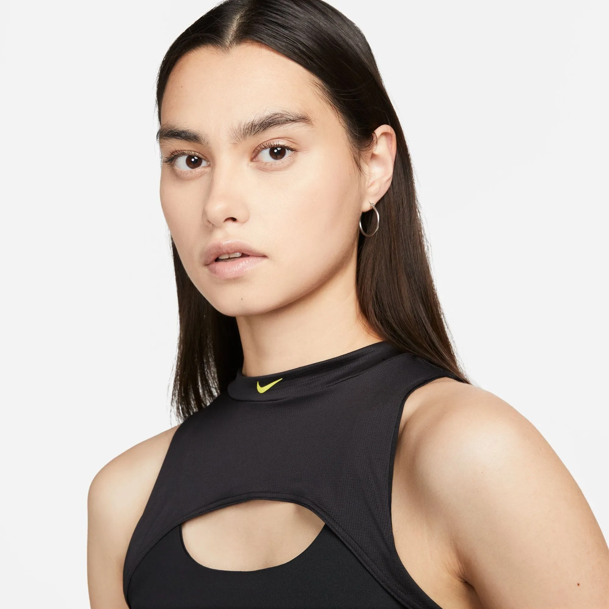 Indy Mini Mock-Neck Women's Light-Support Sports Bra  (DV9870-010)
