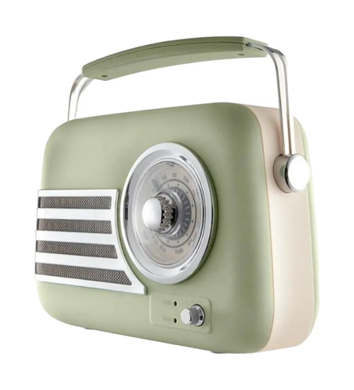 Itek Vintage Portable Bluetooth FM Radio