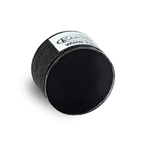 KAMUI Clear Black Laminated Pool Billiard CUE TIP - 1 pc (Medium, 13 mm)
