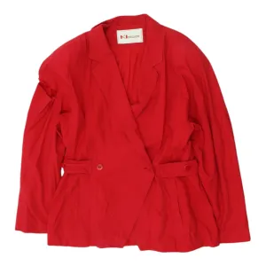 Karl Lagerfeld Blazer Jacket | Vintage Womens Red High End Luxury Designer