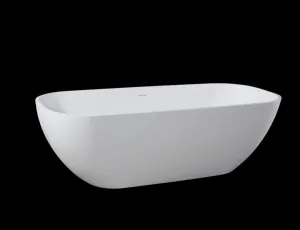 Kaskade Cassandra Freestanding Stone Bath - Matte White