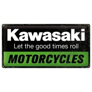 Kawasaki Motorcycles Tin Sign