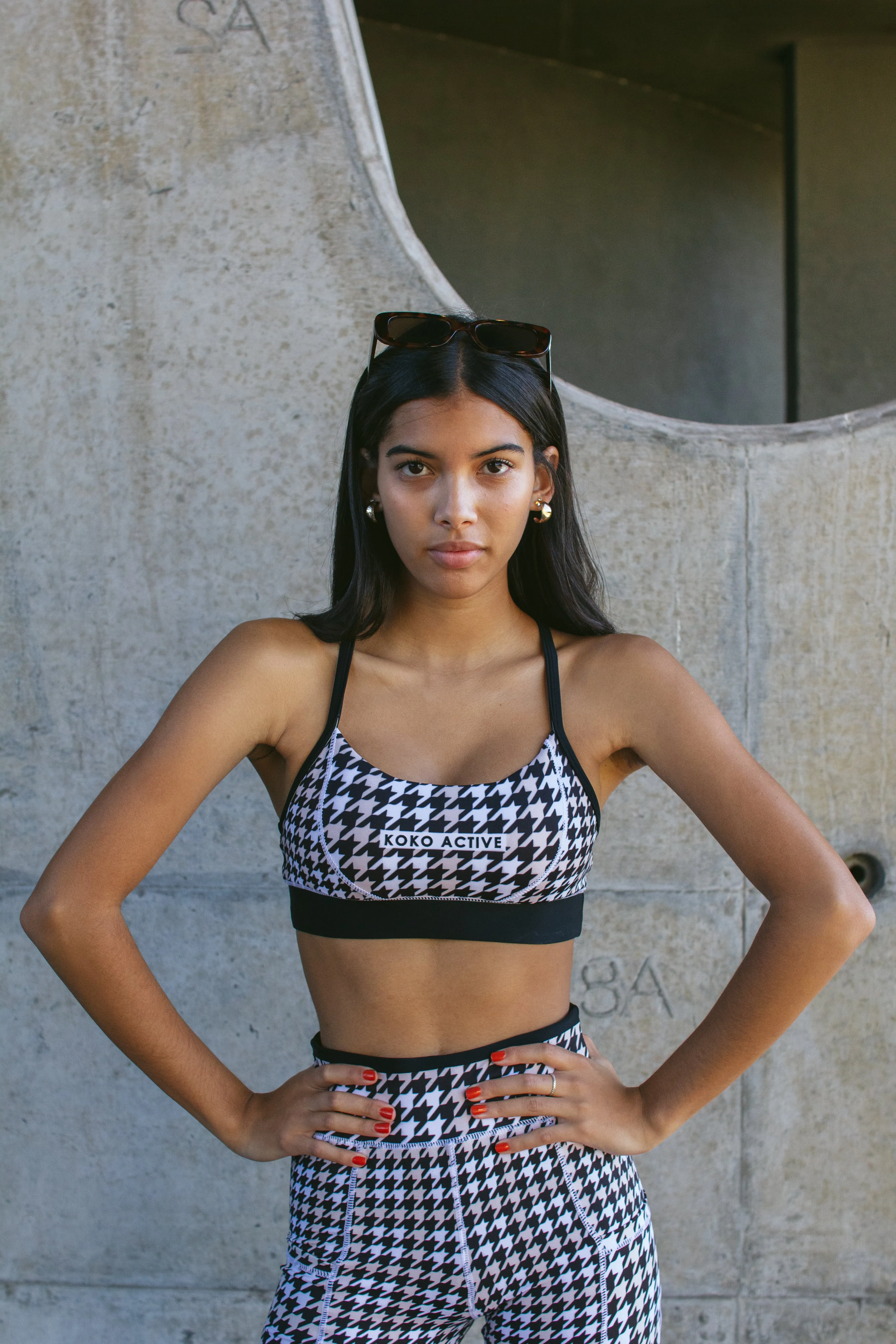 KICKSTART Racer Back Sports Bra