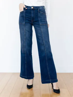 KUT Energy Jodi High Rise Wide Leg Patch Pocket