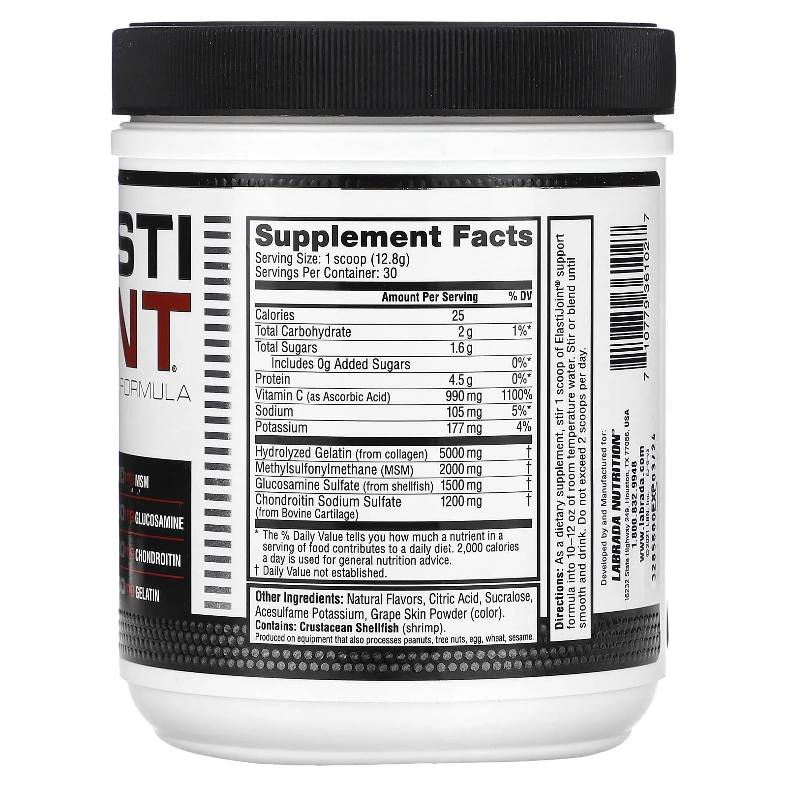 Labrada Elasti Joint, Grape - 384 grams