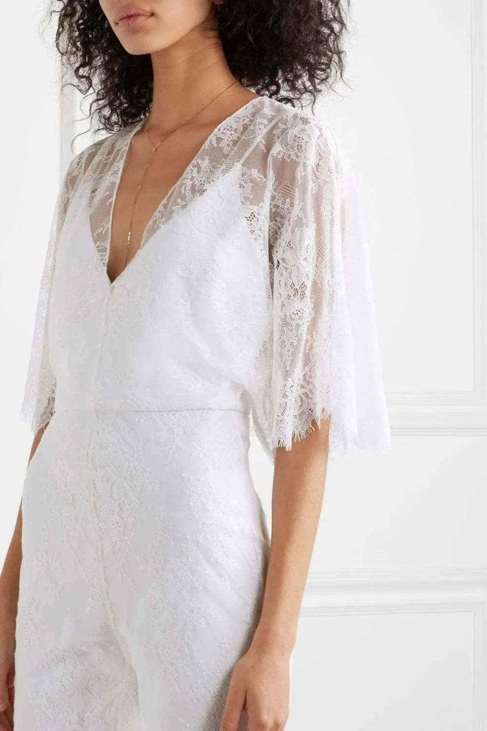 Lace Plus Size Casual Wedding Jumpsuit Summer Beach