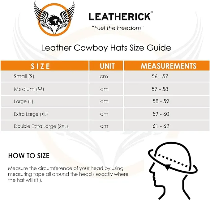 Leatherick Brown Vintage Wide Brim Hat