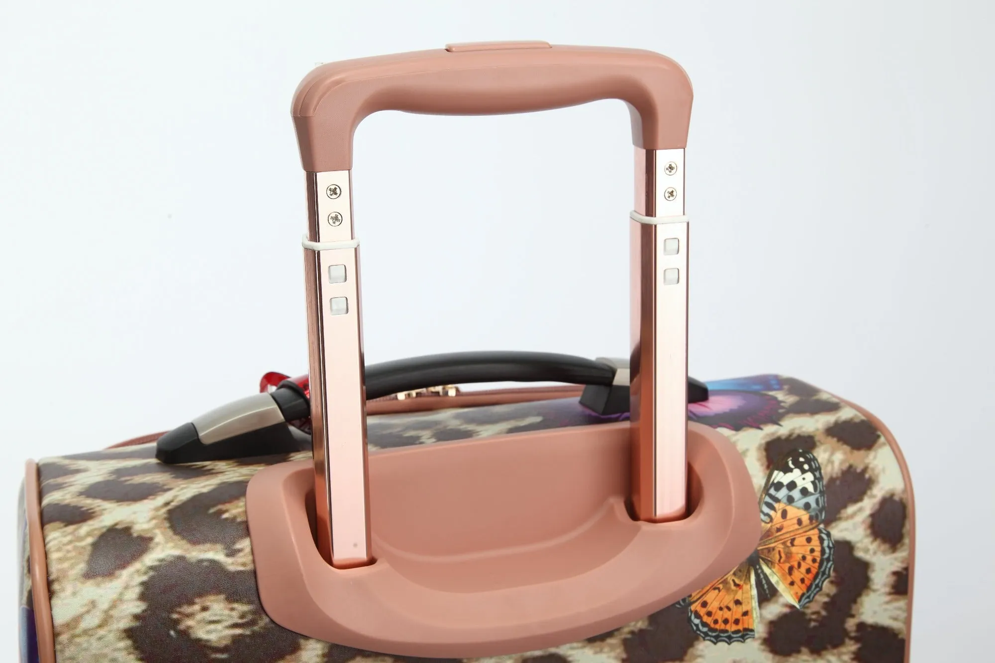 Leopard Vintage Carry on Luggage with Spinner Wheels [FJL6999]