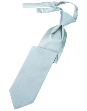 Light Blue Luxury Satin Kids Necktie