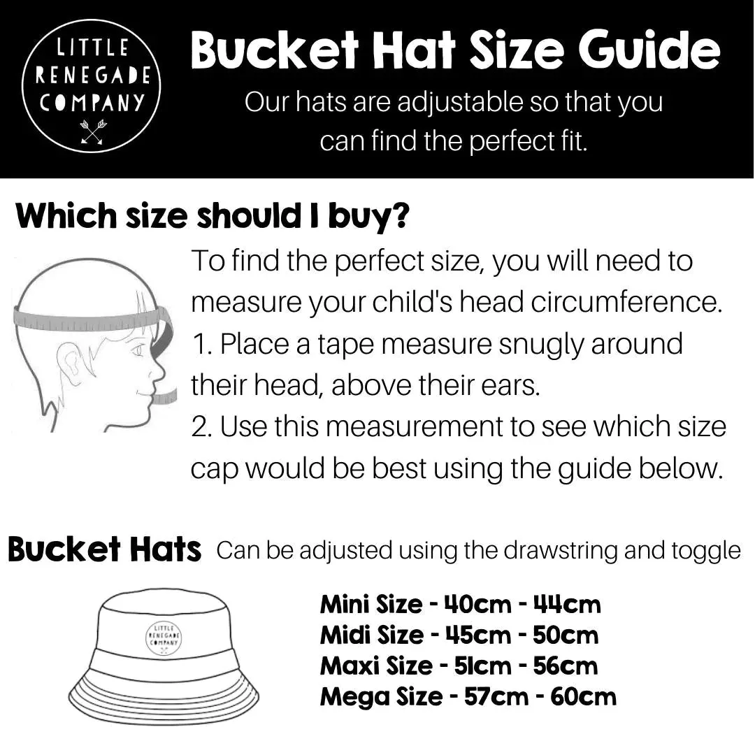 Little Renegade Company | Retro Reversible Bucket Hat