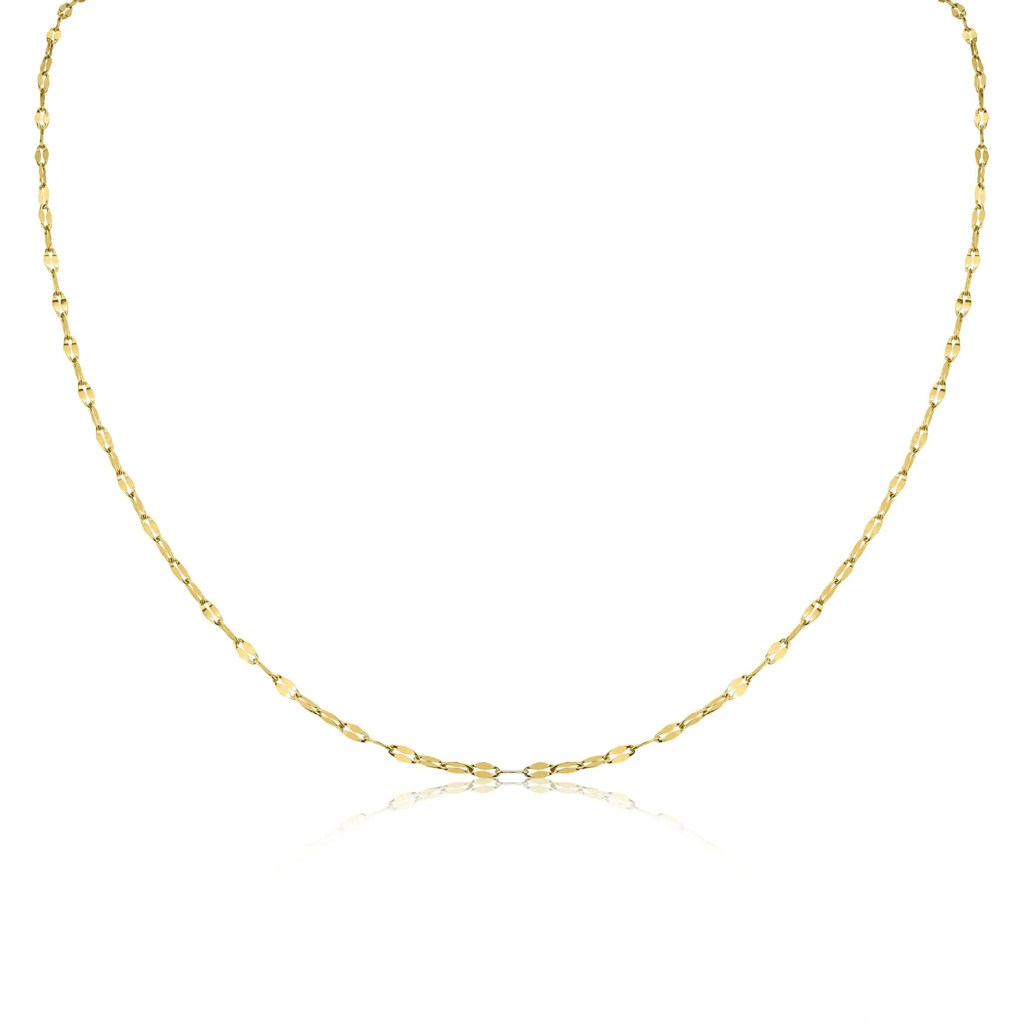 Lola 18K Gold PVD and Stainless Steel PVD Lip Chain Necklace