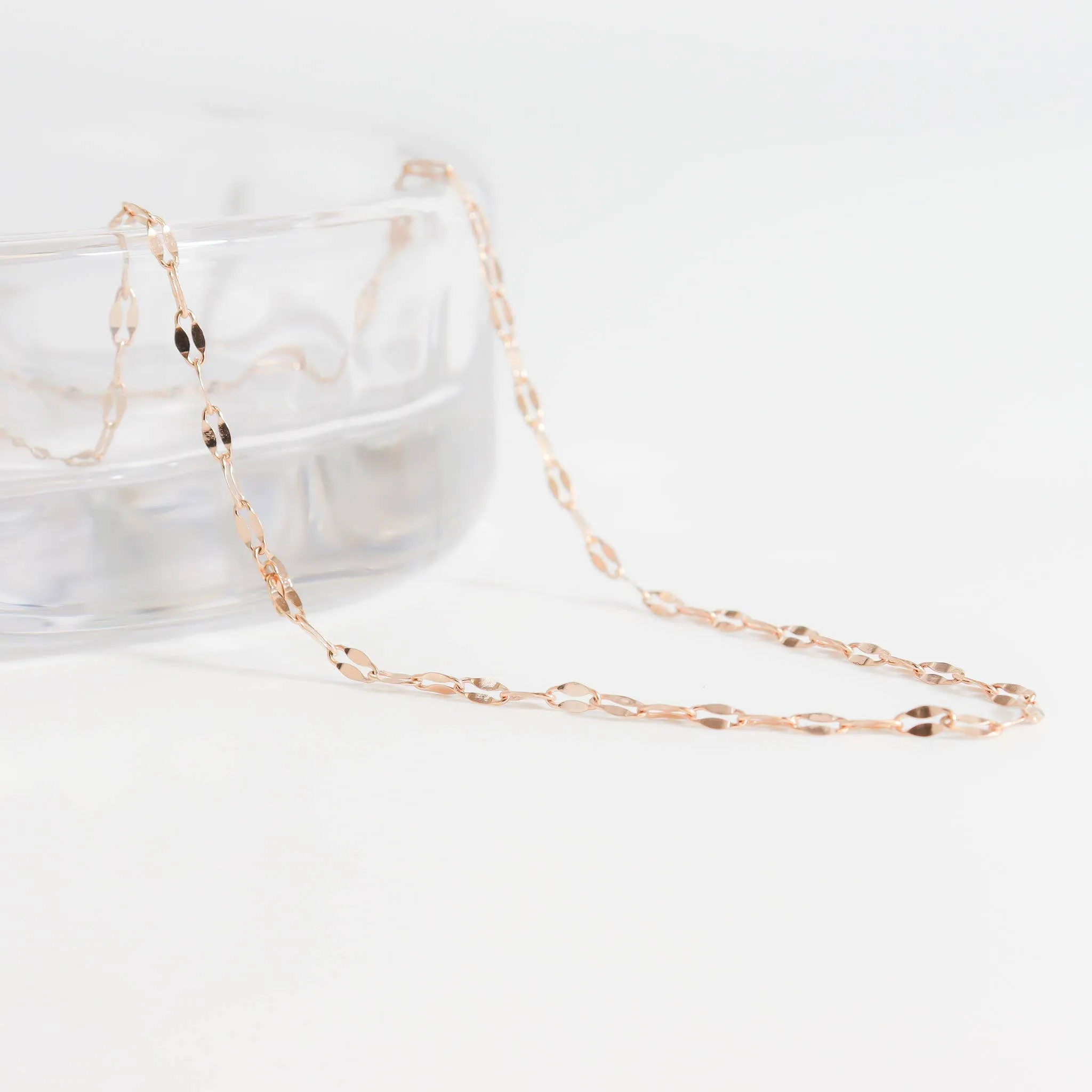Lola 18K Gold PVD and Stainless Steel PVD Lip Chain Necklace