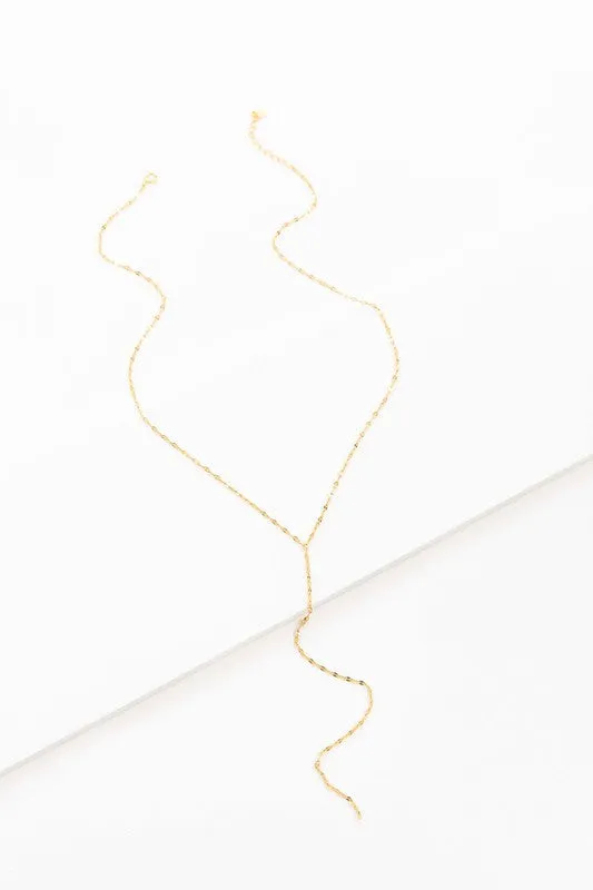Lovoda Chain Lariat Necklace