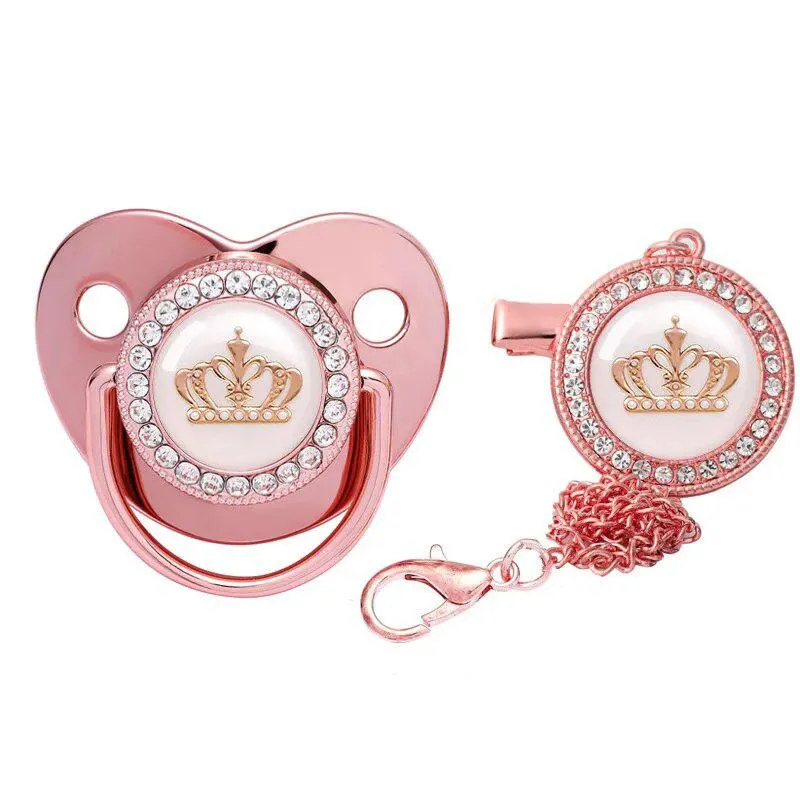 Luxury Baby Bling Crown Design Pacifier