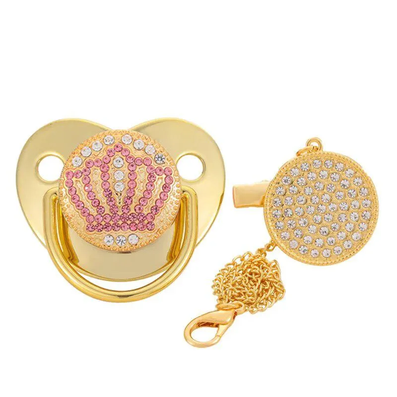 Luxury Baby Bling Crown Design Pacifier