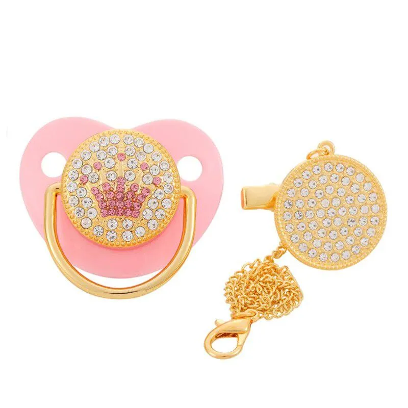 Luxury Baby Bling Crown Design Pacifier