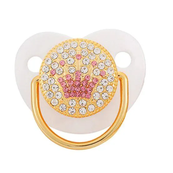 Luxury Baby Bling Crown Design Pacifier