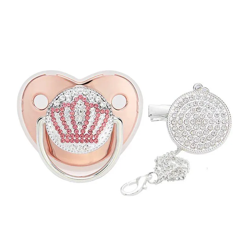 Luxury Baby Bling Crown Design Pacifier