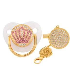 Luxury Baby Bling Crown Design Pacifier