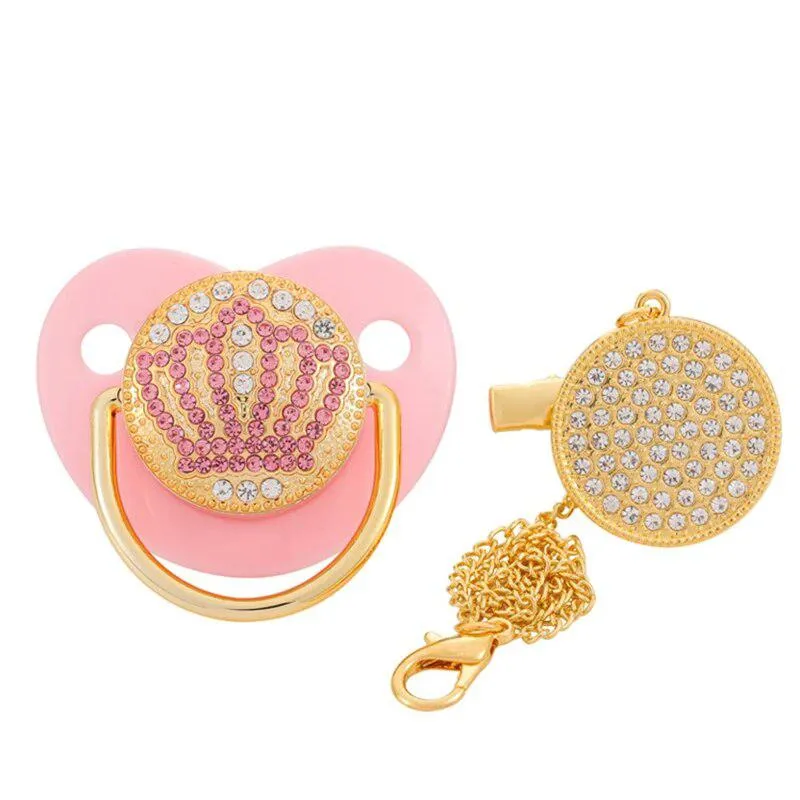 Luxury Baby Bling Crown Design Pacifier