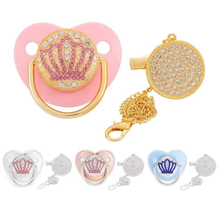 Luxury Baby Bling Crown Design Pacifier