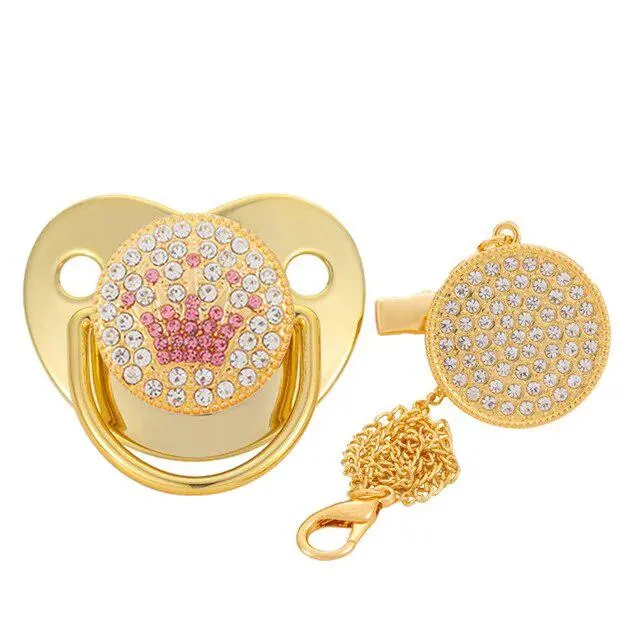 Luxury Baby Bling Crown Design Pacifier