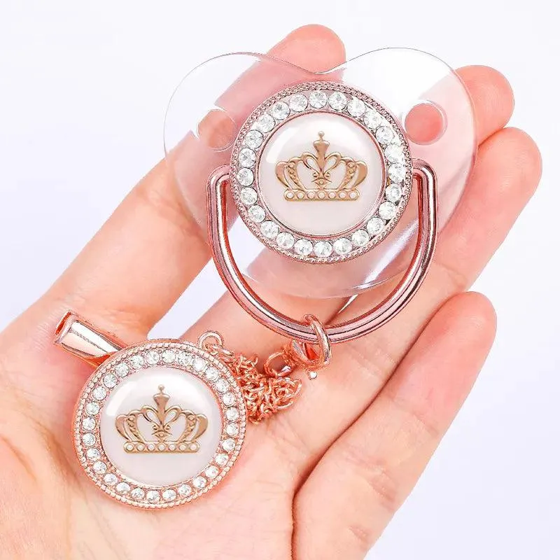 Luxury Baby Bling Crown Design Pacifier