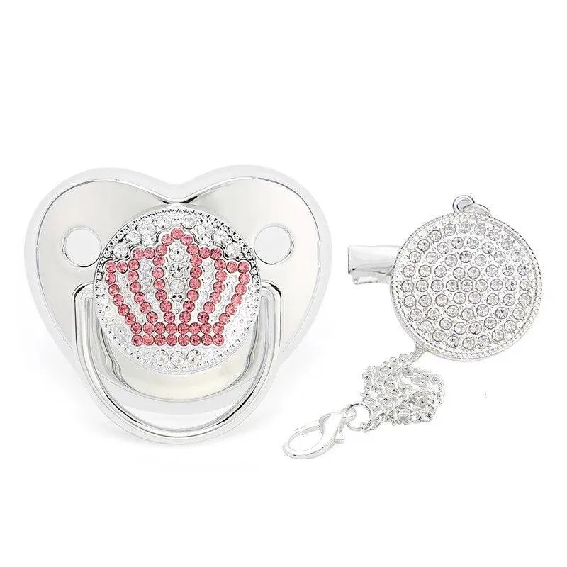 Luxury Baby Bling Crown Design Pacifier