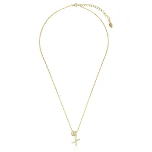 LUXURY LETTERS X INITIAL PENDANT GOLD