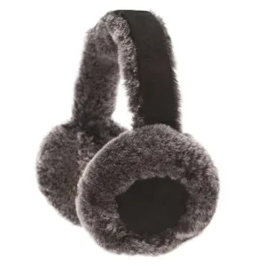 Luxury Sheepskin Earmuffs in Black