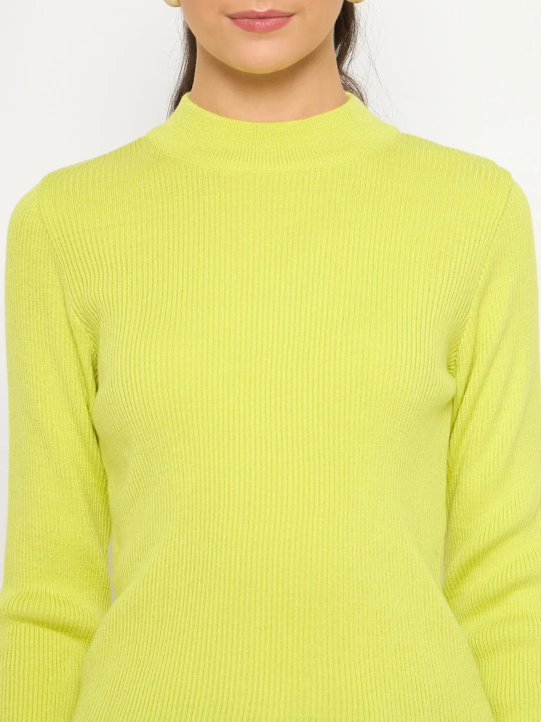 Madame Mock Neck Lemon Yellow Skeeve