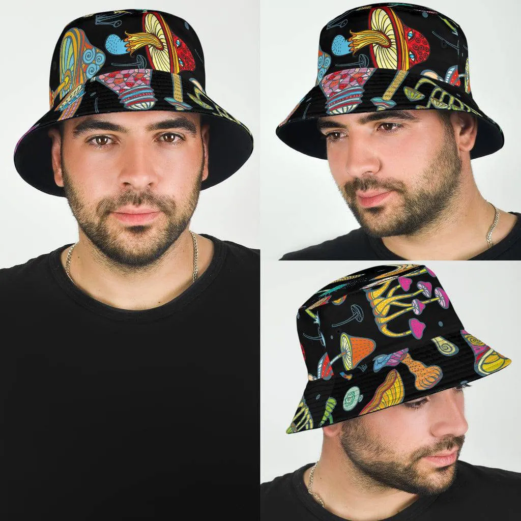 Magic Mushrooms Unisex Bucket Hat