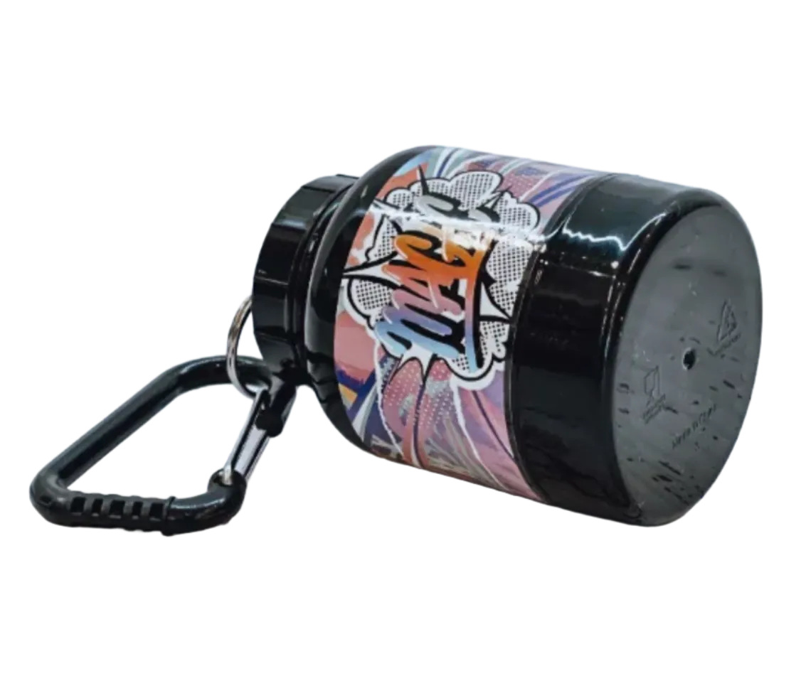 Magic Portable Protein & Supplement Powder Bottle & Funnel Key-Chain By Magic Nutrition