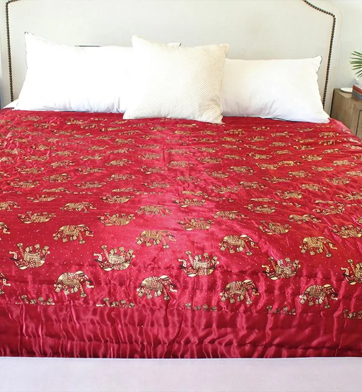 Marching Elephants Quilt