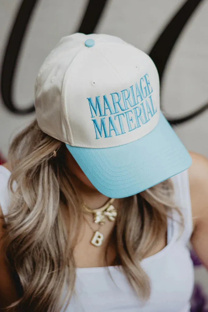 MARRIAGE MATERIAL HAT