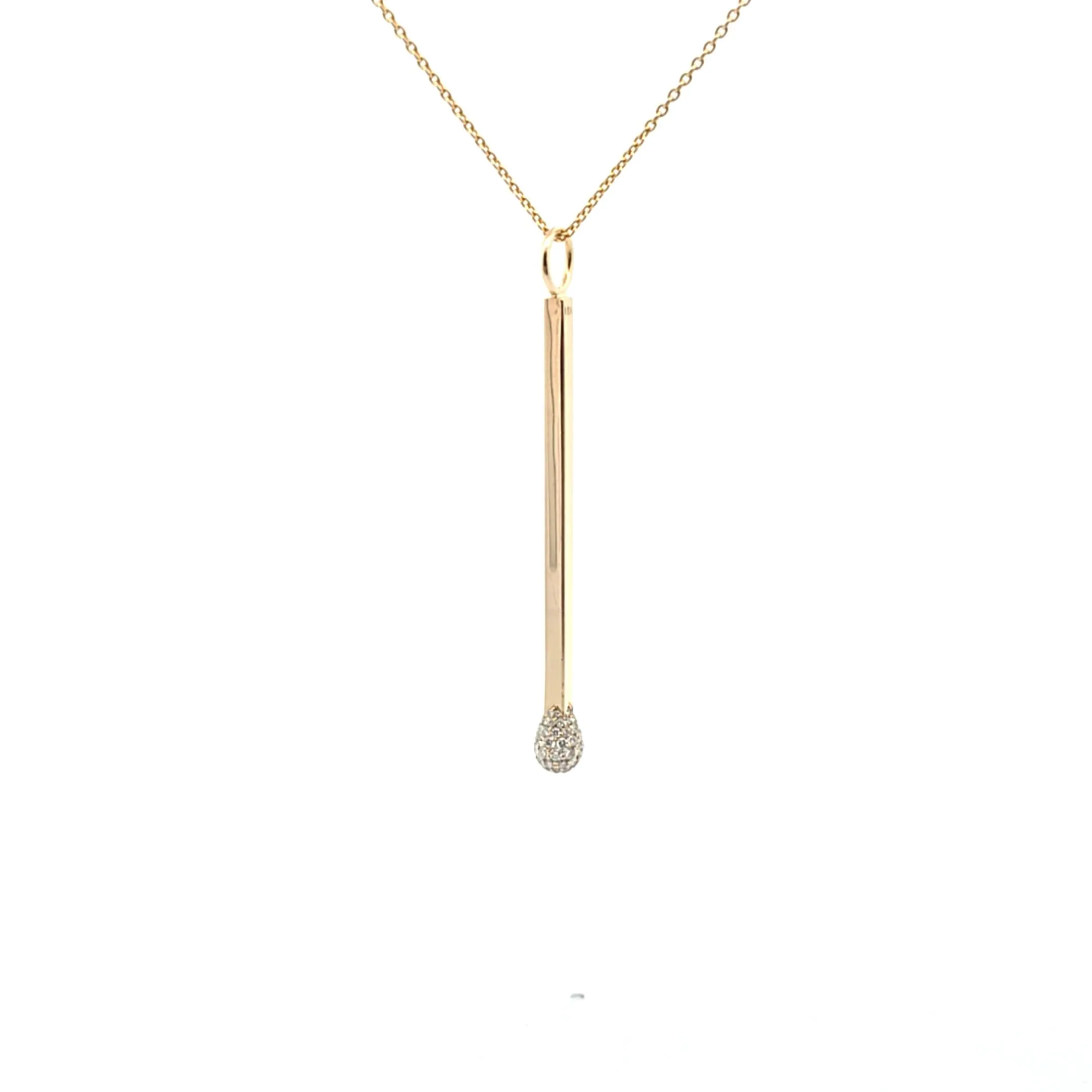 Matchstick Necklace